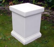 Large Victorian Plinth in White - Original Product Photo