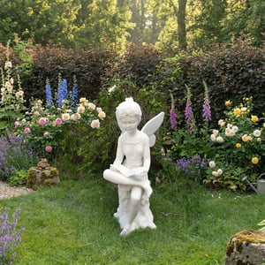 Reading Fairy Garden Ornament UK gift idea