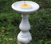 Swirl Stone Sundial in Granite Original