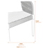 Opus Armchair Dimensions Diagram