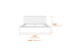 Berlin Beige Tall Ottoman Single Bed Dimensions Diagram