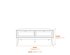 Bordeaux Coffee Table Dimensions Diagram