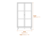 Bordeaux 2DOOR Wardrobe Dimensions Diagram