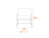 Brook Tobacco Chair Dimensions Diagram