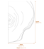Manado Side Table Dimensions Diagram