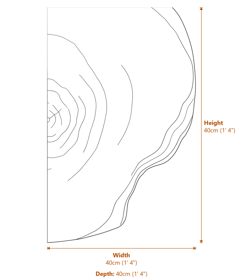 Side & Console Tables Dimensions Diagram