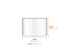 Eden Black Coffee Table Dimensions Diagram
