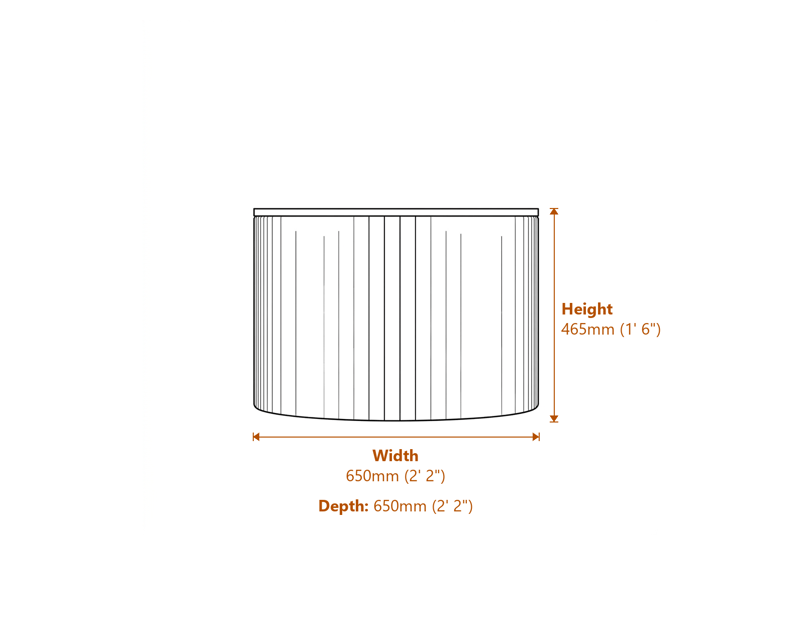 Coffee Tables Dimensions Diagram
