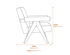 Ember Leaf Chair Dimensions Diagram