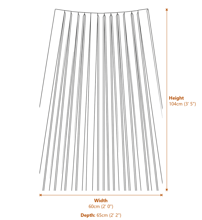 Armchairs Dimensions Diagram