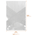 Manado Rattan Effect Chair Dimensions Diagram