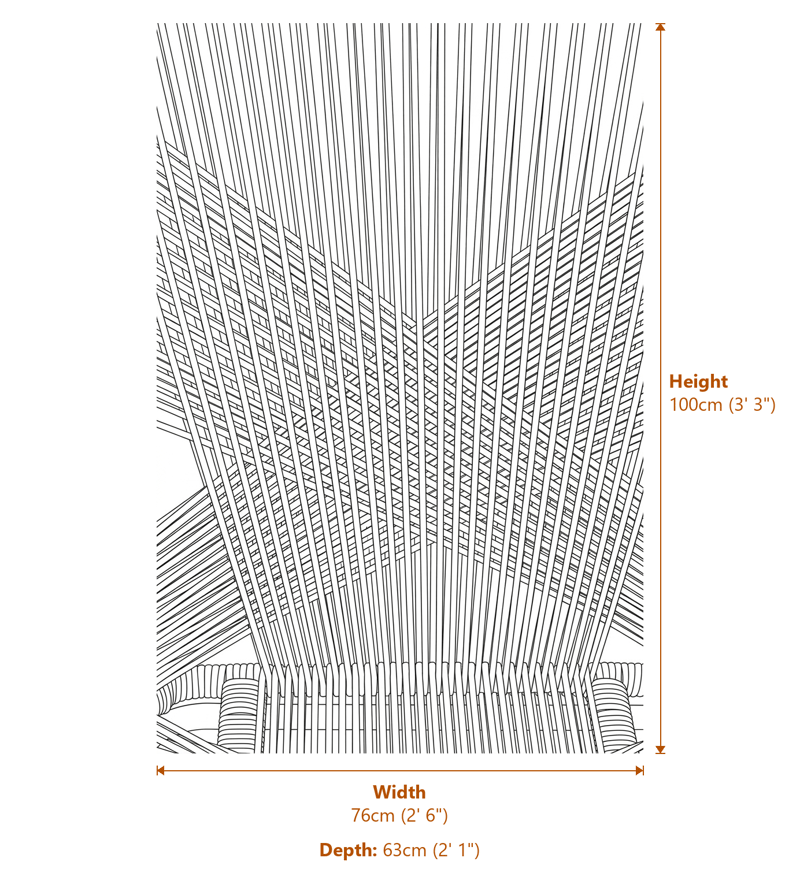Armchairs Dimensions Diagram