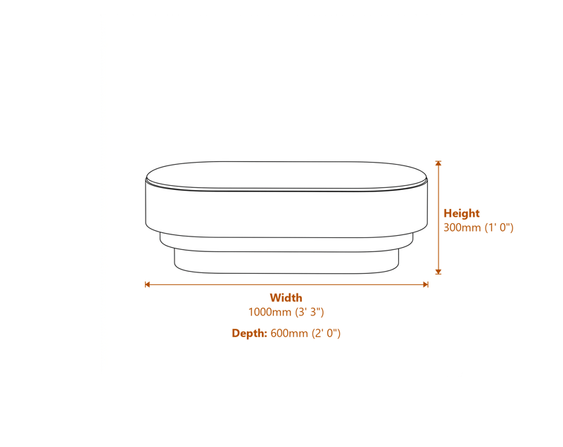Coffee Tables Dimensions Diagram