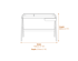 Lark Black Desk Dimensions Diagram