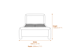 Leonnie Black King Size Bed Dimensions Diagram