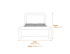 Leonnie Ghost King Size Bed Dimensions Diagram