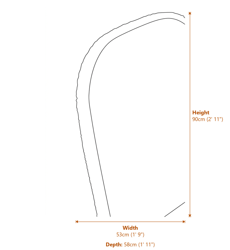 Dining Chairs Dimensions Diagram