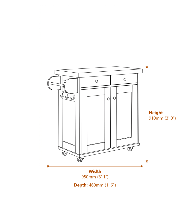 Sideboards Dimensions Diagram