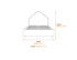 Quince Onyx King Size Dimensions Diagram