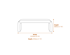 Ren Basil Bench Dimensions Diagram