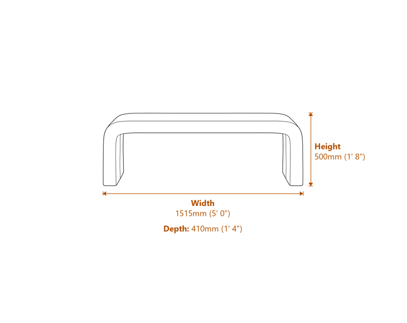 Benches Dimensions Diagram