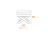Rhode Light Grey Stool Dimensions Diagram
