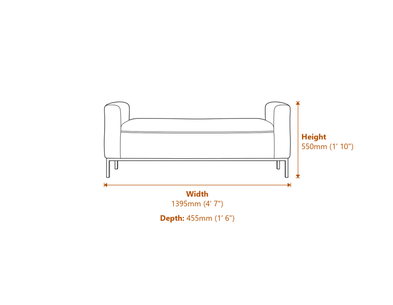 Benches Dimensions Diagram