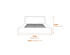 Soho Dapple Grey King Size Bed Dimensions Diagram