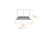 Sunday Deep Grey Super King Size Bed Dimensions Diagram
