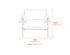 Wardour White Chair Dimensions Diagram