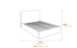 Wilder Onyx Double Bed Dimensions Diagram