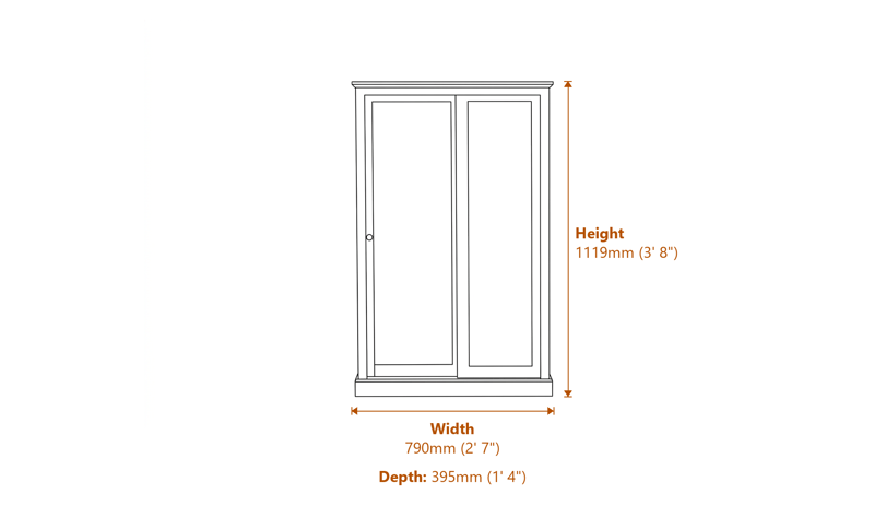 Chests of Drawers Dimensions Diagram