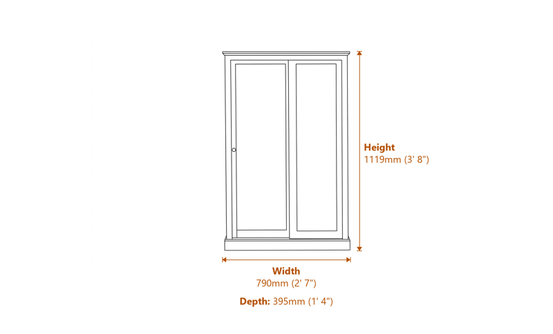 Chests of Drawers Dimensions Diagram