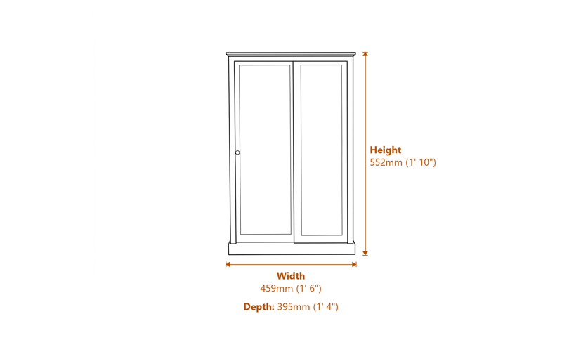 Bedside Tables Dimensions Diagram