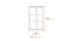 Devon White 2 Door Wardrobe Dimensions Diagram