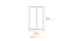 Devon Charcoal 2 Door Sliding Wardrobe Dimensions Diagram