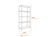 Ealing Shelving Unit Dimensions Diagram