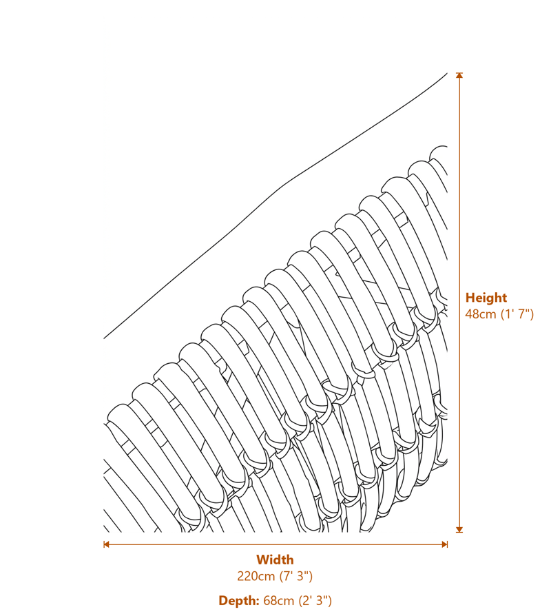 Benches Dimensions Diagram