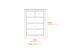 Havana Pine 3+2 Chest Dimensions Diagram