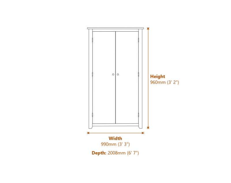 Beds & Bed Frames Dimensions Diagram