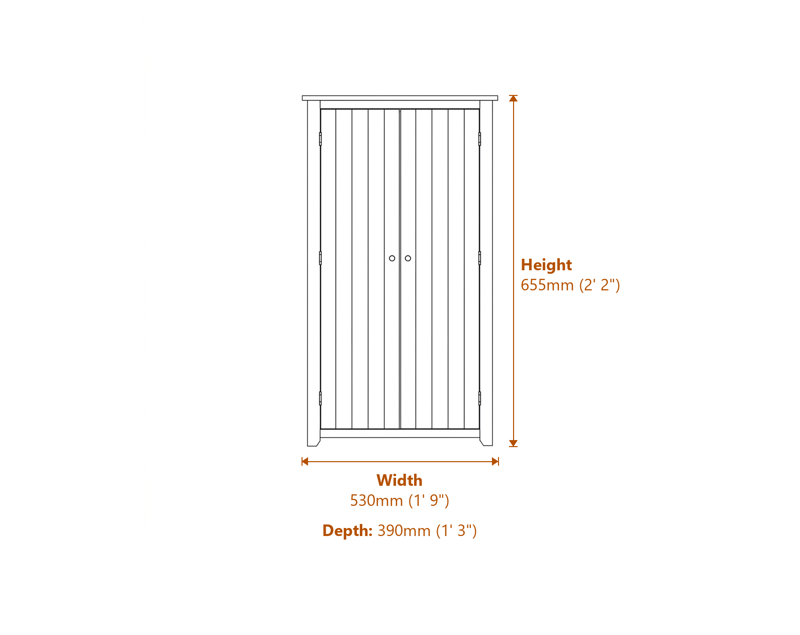 Bedside Tables Dimensions Diagram