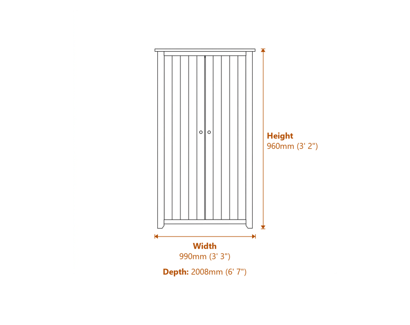 Beds & Bed Frames Dimensions Diagram