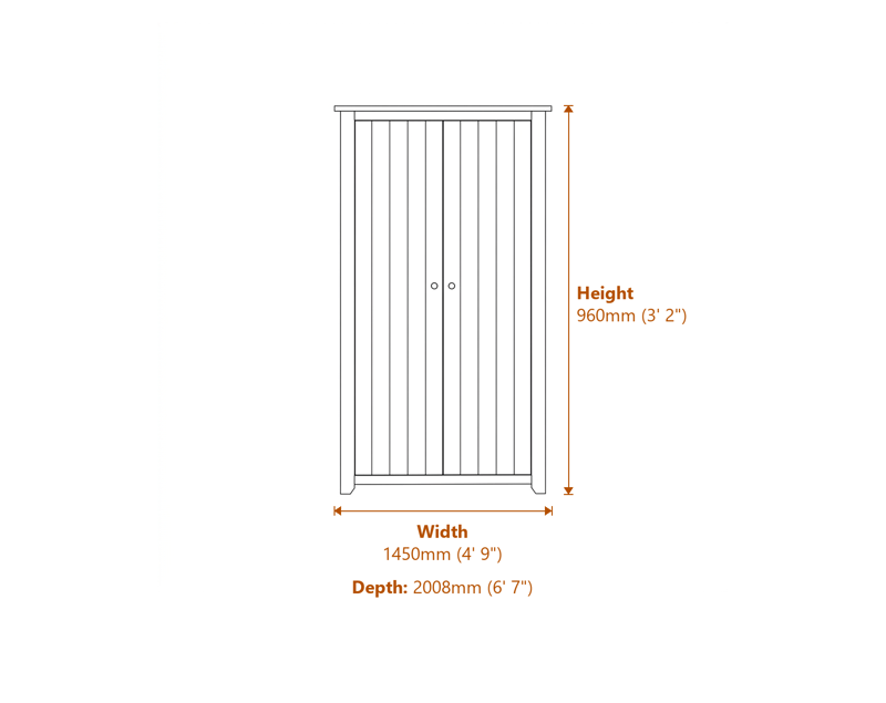 Beds & Bed Frames Dimensions Diagram