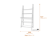 Tiva Ladder Desk Black 1 Pack Dimensions Diagram