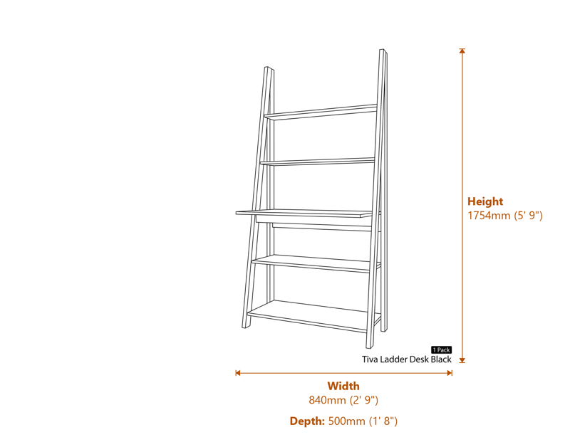 Desks Dimensions Diagram