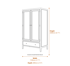 Chesterton Double Wardrobe Natural Dimensions Diagram
