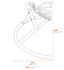Goa Natural Rattan Effect Hanging Chair Dimensions Diagram