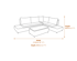 Amalfi Collection Outdoor Large Corner Set Dimensions Diagram