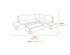 Capri Collection Outdoor Large Corner And Coffee Table Set Dimensions Diagram