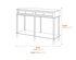 The Camden Collection Large Two Drawer Console Table Dimensions Diagram